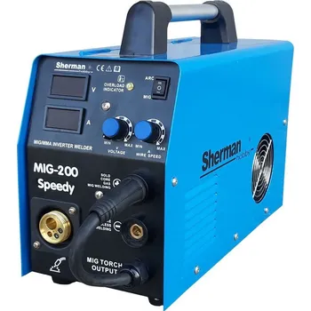 Svářečka SHERMAN - MAGNUM Invertor Sherman MIG 200 speedy MAGNUM 200/60% + hořák a kabely + Doprava zdarma