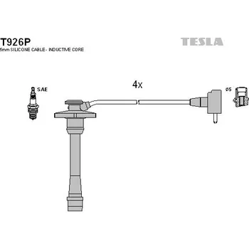 Zapalovací kabel Sada kabelů pro zapalování TESLA T926P