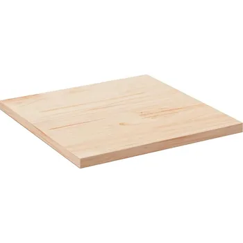 Obývací pokoj vidaXL Stolní deska 70x70x2,5 cm masivní borové dřevo čtvercová [824386] Barva: Přírodní