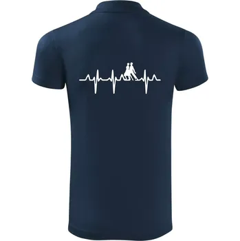 Pánská košile EKG tango - Polokošile Victory sportovní (dresovina) - 3XL ( Námořní modrá (velmi tmavá - téměř černá) )