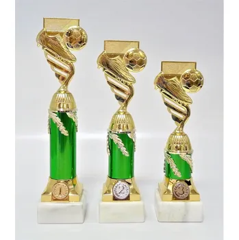 Fotbal trofeje 18-P405.01 Zde napište text na štítky a součet zadejte do košíku. Více informací viz.POPIS v dolní části.