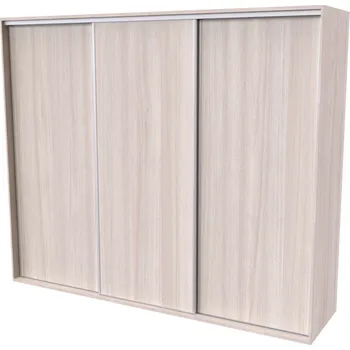 Postel NÁBYTEK MIKULÍK s.r.o. FLEXI 3 - šatní skříň dveře plné, 240/260/280/300 x 220/240cm Šířka: 300cm, Výška: 240cm, Dekor: olše Šířka: 240cm, Dekor: jasan šedý