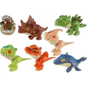 Figurka kousací dinosaurus mini 8 cm – plastová figurka na kartě
