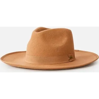 Klobouk RIP CURL klobouk - Valley Wide Brim Wool Felt Light Brown (297)