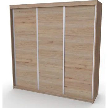 Šatní skříň NÁBYTEK MIKULÍK s.r.o. MAXIM 3 - šatní skříň, 210 až 270 x 61x214cm Šířka: 270cm, Dekor: dub grande Šířka: 210, Výška: 214, Dekor: dub grande