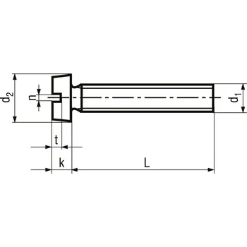 Šroub šroub válcová hl. ocel 4.8 ZŽ M8 20 mm