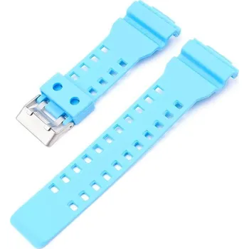 Řemínek na hodinky Plastový řemínek Ricardo 16mm (pro Casio G-Shock GA-100, GA-110, GD-120, GLS-100), modrý V2