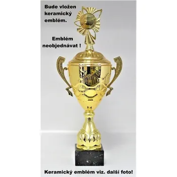 Hokej PUTOVNÍ POHÁR K27-FG054 - emblém viz. další foto v ceně Zde napište text na štítky a součet zadejte do košíku. Více informací viz.POPIS v dolní části.