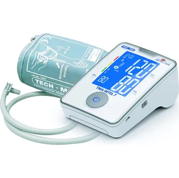Měřič tělesných funkcí Intel-7 Elektronický měřič krevního tlaku na horní části paže 22-42cm
