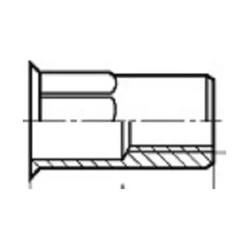 Šroub matice nerez A2 M6 13 mm