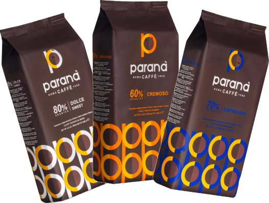 Torrefazione Parana s.r.l. Degustační balíček Paraná Caffé 3 × 1 kg zrnková káva