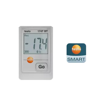 testo 174 T BT - Miniaturní záznamník pro měření teploty s Bluetooth® a připojením k aplikaci