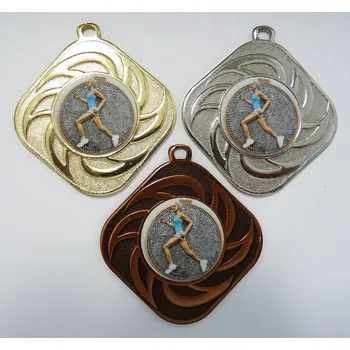 Atletika žena medaile DI5010-K034 Zde napište text na štítky a součet zadejte do košíku. Více informací viz.POPIS v dolní části.