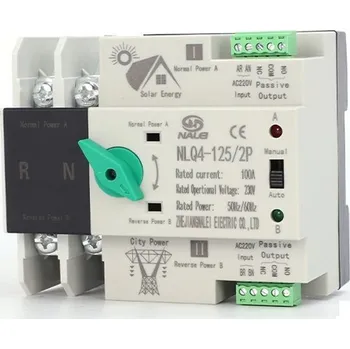 Jistič Automatický přepínač sítí - napájení 2P 230V 16A - NLQ4-125/2P pro FVE