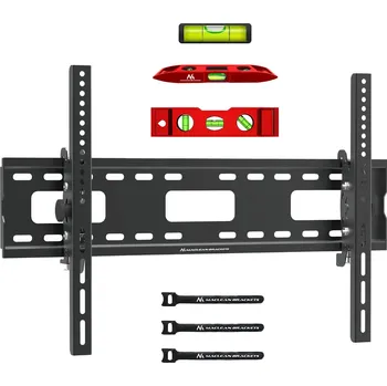 Televizní držák Držák na TV Maclean, max. VESA 600x400, 32-90", 80 kg, nastavení sklonu +15°~-15°, MC-421