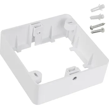 LED panel Adaptér Maclean pro povrchovou montáž, pro LED panel 9 W, čtvercový, 120*120*38 mm, MCE378 S