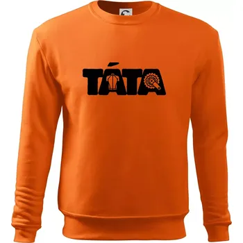 Pánská mikina Táta nápis - cyklista - Mikina Essential pánská - S ( Oranžová )