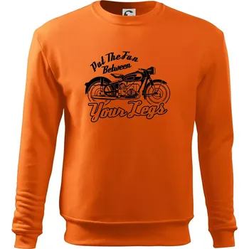 Pánská mikina Put The Fun Between Your Legs Moto - Mikina Essential pánská - S ( Oranžová )