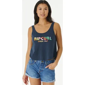 RIP CURL tílko - Icons Of Surf Pump Font Tank Navy (49) velikost: XS