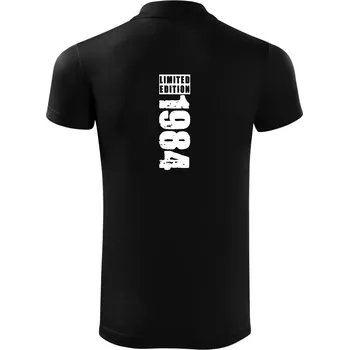 Pánská košile Limited edition 1984 pruh - Polokošile Victory sportovní (dresovina) - 2XL ( Černá )