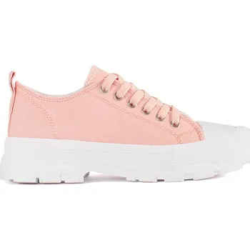 Dámské tenisky Světle růžové dámské klasické tenisky na platformě 7-J171C-P Velikost: 39