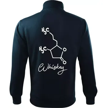 Pánská mikina Barová chemie - whiskey - Mikina bez kapuce Adventure - 3XL ( Námořní modrá (velmi tmavá - téměř černá) )