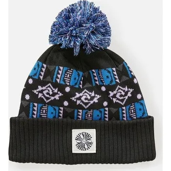 Čepice RIP CURL kulich - Swc Jacquard Tall Beanie Black (90)