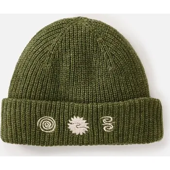Čepice RIP CURL kulich - Swc Art Shallow Beanie Washed Moss (8117)