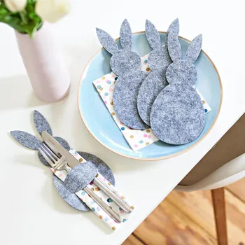 Příbor 3Pagen 4 kapsy na příbory Zajíček