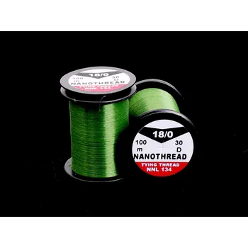 Nástraha HENDS NANOTHREAD 40D - 16/0 VELKÁ CÍVKA NNL Barva: Olive green 144