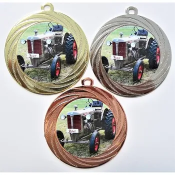 Traktor medaile DI7001-L168 Zde napište text na štítky a součet zadejte do košíku. Více informací viz.POPIS v dolní části.