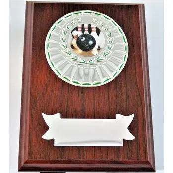 Bowling plaketa H122-G15-G351-L150 Zde napište text na štítek a zadejte do košíku. Více informací viz.POPIS v dolní části.