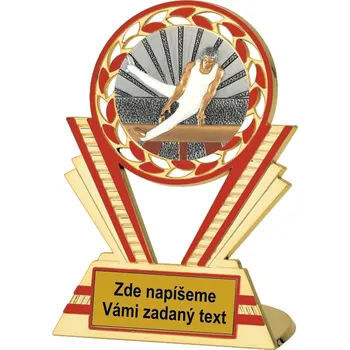 Gymnasta plaketa Q130.06-K056 Zde napište text na štítky a součet zadejte do košíku. Více informací viz.POPIS v dolní části.
