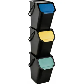 Odpadkový koš Sada 3 odpadkových košů Practic Bini 3 x 25 litrů.