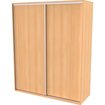 Šatní skříň NÁBYTEK MIKULÍK s.r.o. FLEXI 2 - šatní skříň dveře plné, 180/200/220 x 220/240cm Šířka: 200cm, Výška: 240cm, Dekor: olše Šířka: 180cm, Dekor: buk