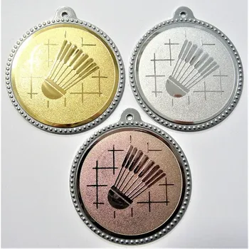 Badminton medaile D75-34 Zde napište text na štítky a součet zadejte do košíku. Více informací viz.POPIS v dolní části.