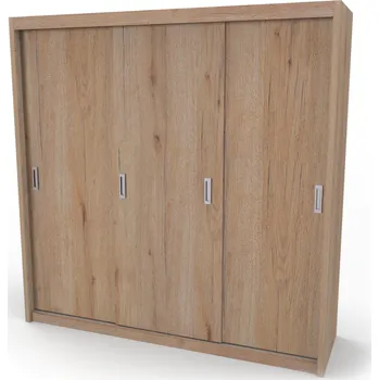 Šatní skříň NÁBYTEK MIKULÍK s.r.o. MIA XXL - šatní skříň, 210 až 270 x 60x210cm Šířka: 270cm, Dekor: olše Šířka: 210, Výška: 210, Dekor: dub grande