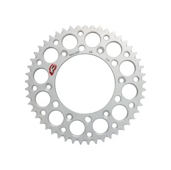 Řetězová sada pro motocykl Rozeta Renthal UltraLite Chainwheels Silver Honda, Počet zubů 49