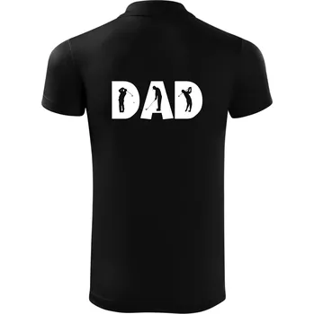 Pánská košile Golf dad - Polokošile Victory sportovní (dresovina) - 2XL ( Černá )