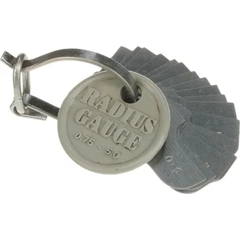 Radiusové měrky 0,75 – 5 mm 150950