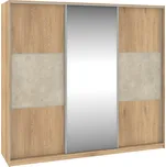 Šatní skříň Rico 240 se zrcadlem