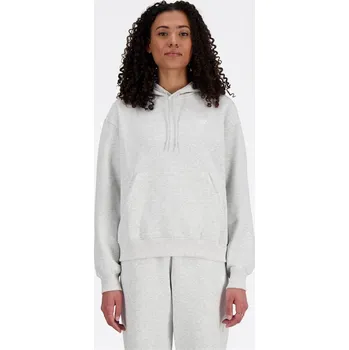 Dámská mikina New Balance French Terry Hoodie Grey Marl 12 (M)