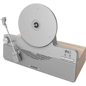 Gramofon Vertikální gramofon Blaupunkt, Bluetooth, 2x5W RMS, stříbrný, VT100SL