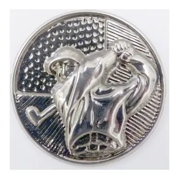 DO VYPRODÁNÍ ZÁSOB Golf MINI emblém A41č.36-stříbro