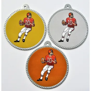 Americký fotbal medaile D75-L288 Zde napište text na štítky a součet zadejte do košíku. Více informací viz.POPIS v dolní části.