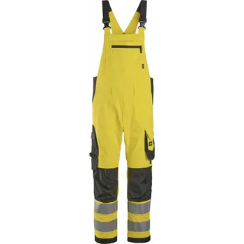 Pracovní oblečení Snickers Workwear | Reflexní laclové kalhoty, tř. 2, žluté - Žlutá / 50 / 50 / žlutá