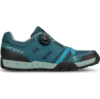 Pánské cyklistické tretry SCOTT cyklistické MTB tretry Sport Crus-r Flat Boa léto Tyrkysová 41 Dámské