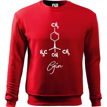 Pánská mikina Barová chemie - gin - Mikina Essential pánská - M ( Červená )