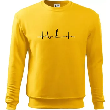 Pánská mikina EKG Slackline - Mikina Essential pánská - L ( Žlutá )