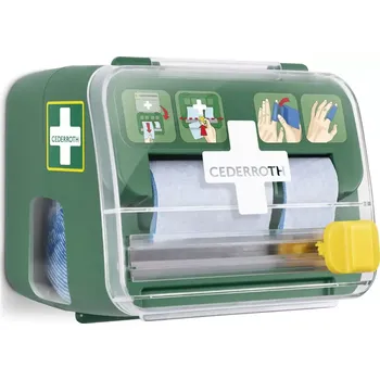 Lékárnička Zásobník pěnové bandáže Cederroth s bandáží 6 cm x 4,5 m a 3 cm x 4,5 m